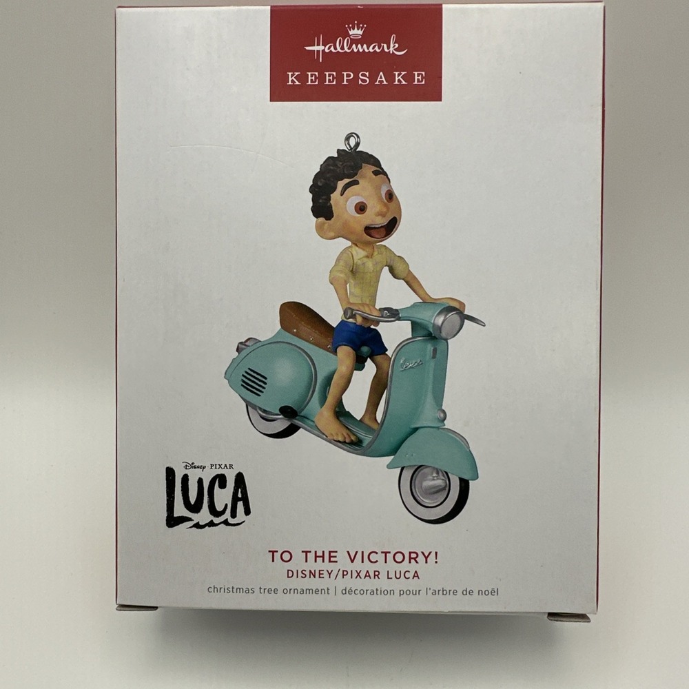 HALLMARK 2022 TO THE VICTORY! PIXAR DISNEY LUCA ORNAMENT